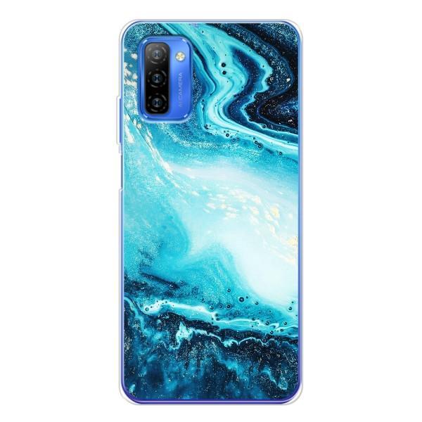 Мраморний чехол на Ulefone Note 12 (VPrint) – Блакитний мрамор
