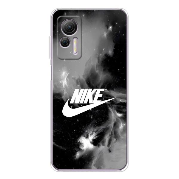 Чехол с логотипом Найк на Ulefone Note 14 – Найк дымчатый