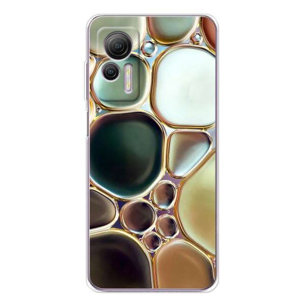 Мраморний чехол на Ulefone Note 14 (VPrint) – Радужний Мрамор