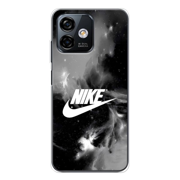 Чехол с логотипом Найк на Ulefone Note 16 Pro – Найк дымчатый