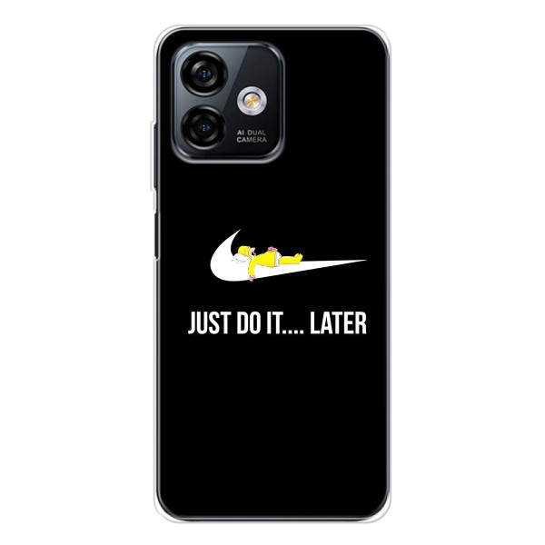 Чехол с логотипом Найк на Ulefone Note 16 Pro – Nike just do it