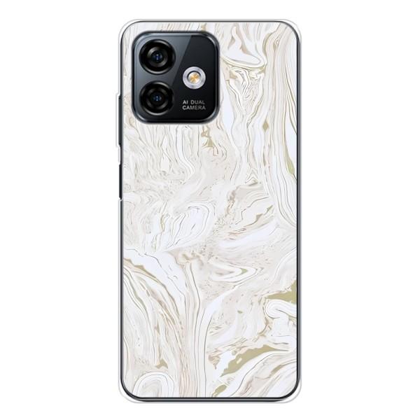 Мраморный чехол на Ulefone Note 16 Pro (VPrint) – Белый мрамор