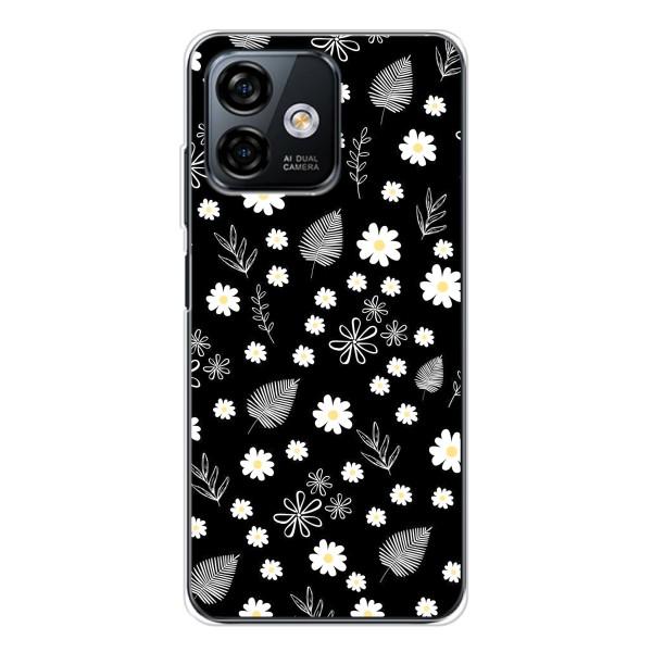 Чехлы с тематикой "ЦВЕТЫ" на Ulefone Note 16 Pro – цветение на чорном
