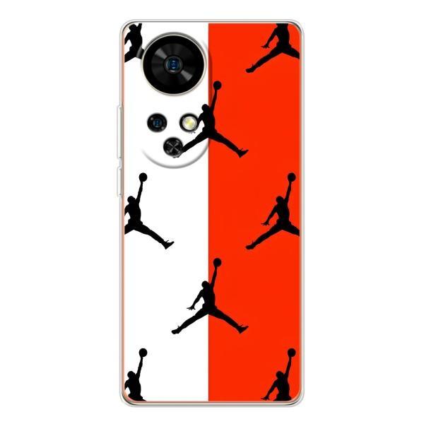 Чехлы для Ulefone Note 17 Pro - с картинкой JORDAN (AlphaPrint) – Лого Джордан