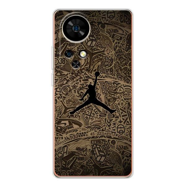 Чехлы для Ulefone Note 17 Pro - с картинкой JORDAN (AlphaPrint) – Logo Jordan
