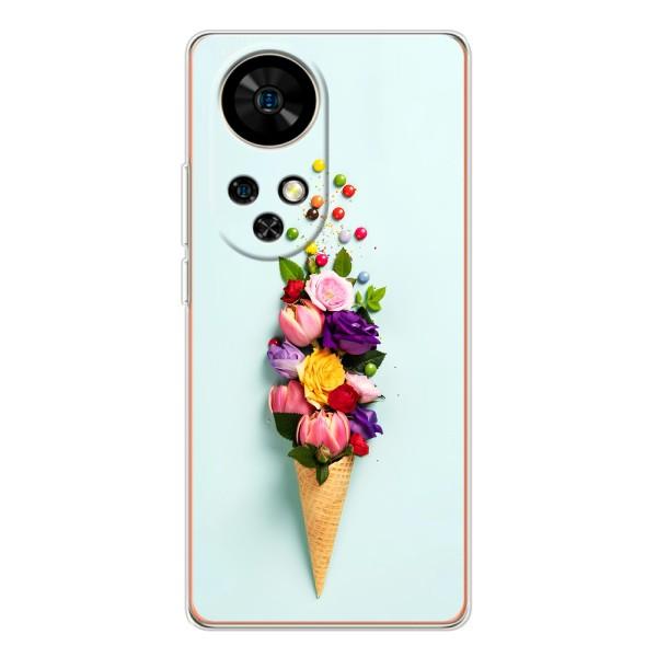 Чехлы с тематикой "ЦВЕТЫ" на Ulefone Note 17 Pro – Цветок-мороженное
