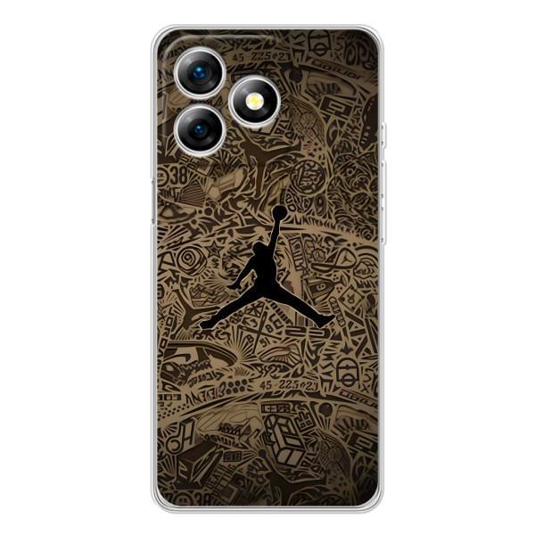 Чехлы для Ulefone Note 18 Pro - с картинкой JORDAN (AlphaPrint) – Logo Jordan
