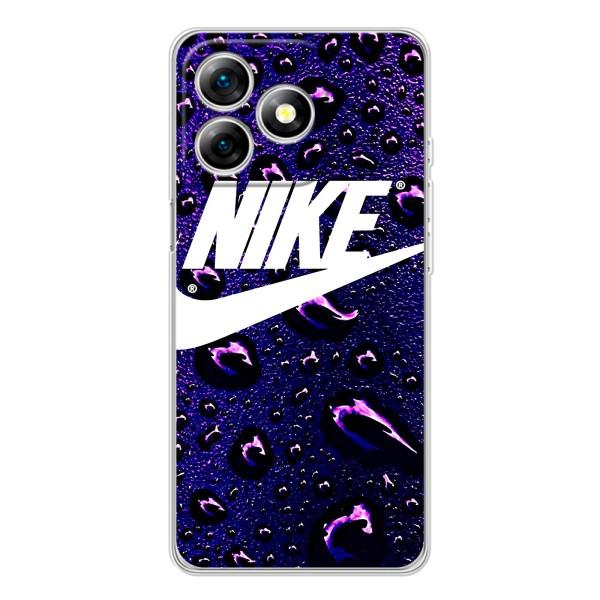 Чехол с логотипом Найк на Ulefone Note 18 Pro – Найк на фиолетовом