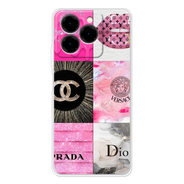 Чехол (Dior, Prada, YSL, Chanel) для Ulefone Note 20 Pro – Модница