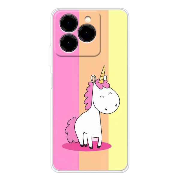 Чехол Unicorn на Ulefone Note 20 Pro – Радужный Единорог