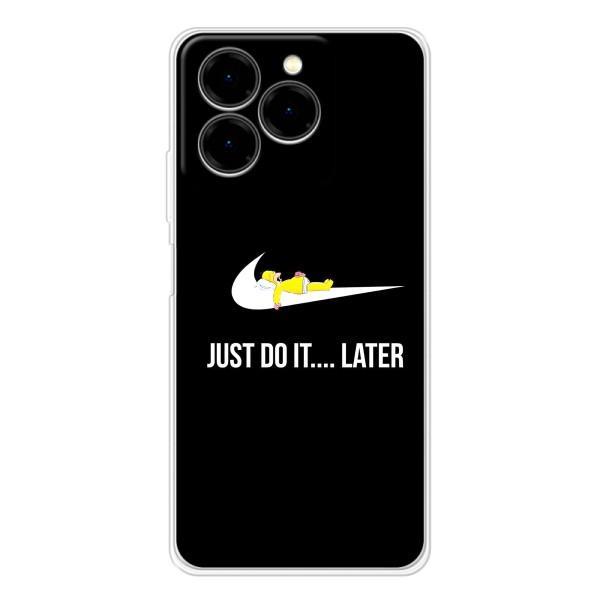 Чехол с логотипом Найк на Ulefone Note 20 Pro – Nike just do it