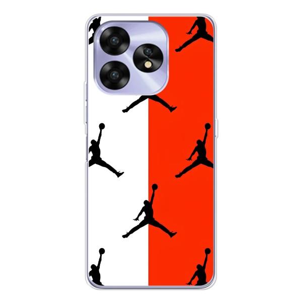 Чохли для UMIDIGI A15C - з картинкою JORDAN (AlphaPrint) – Лого Джордан