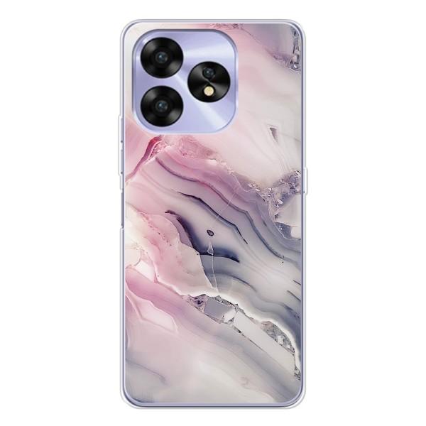 Мраморний чехол на UMIDIGI A15C (VPrint) – Пурпурний Мрамор