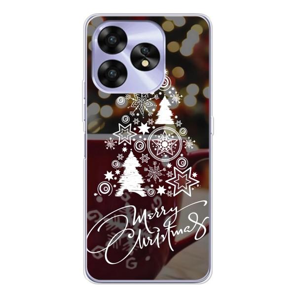 Різдвяні Чохли для UMIDIGI A15C (VPrint) – Ялинка яскрава