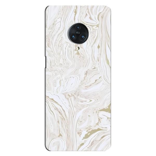 Мраморный чехол на Vivo Nex 3 (VPrint) – Белый мрамор