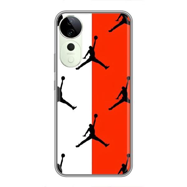 Чехлы для Vivo T3 Ultra - с картинкой JORDAN (AlphaPrint) – Лого Джордан