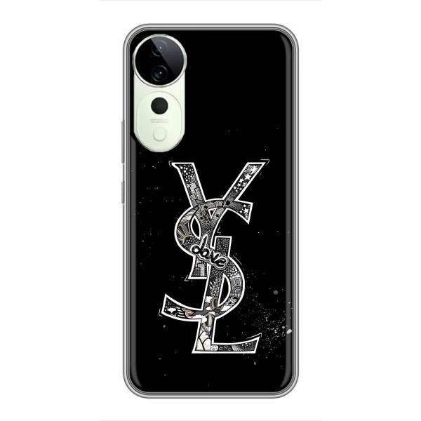 Чехол (Dior, Prada, YSL, Chanel) для Vivo T3 Ultra – YSL