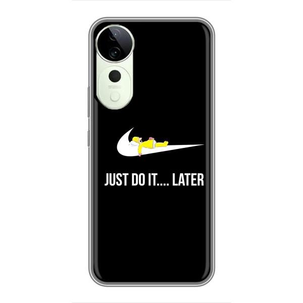 Чехол с логотипом Найк на Vivo T3 Ultra – Nike just do it