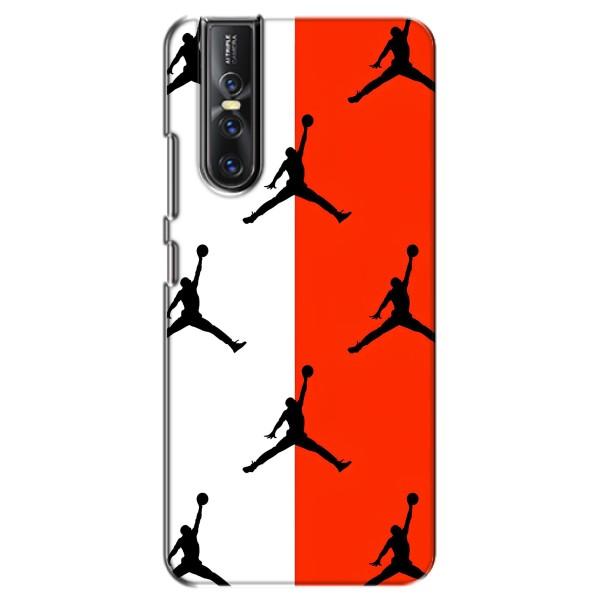 Чехлы для Vivo V15 Pro - с картинкой JORDAN (AlphaPrint) – Лого Джордан