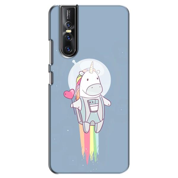Чехол Unicorn на Vivo V15 Pro – Единорог космонавт