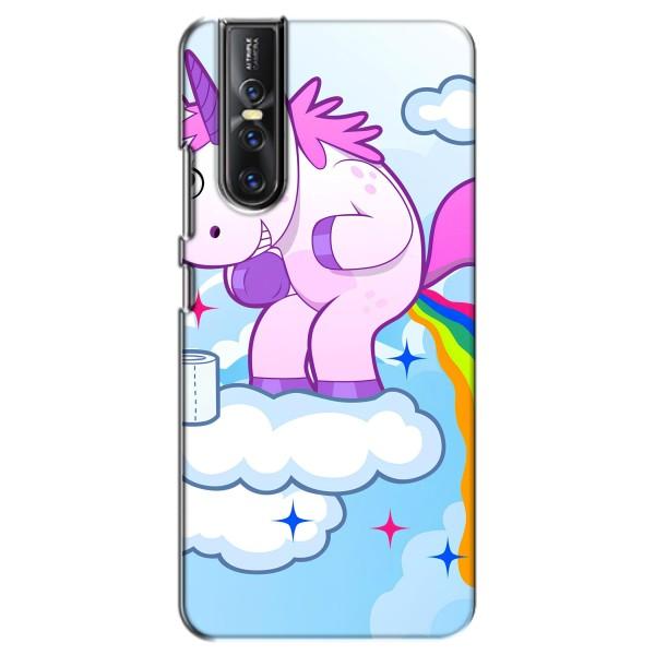 Чехол Unicorn на Vivo V15 Pro – Радуга единорожка