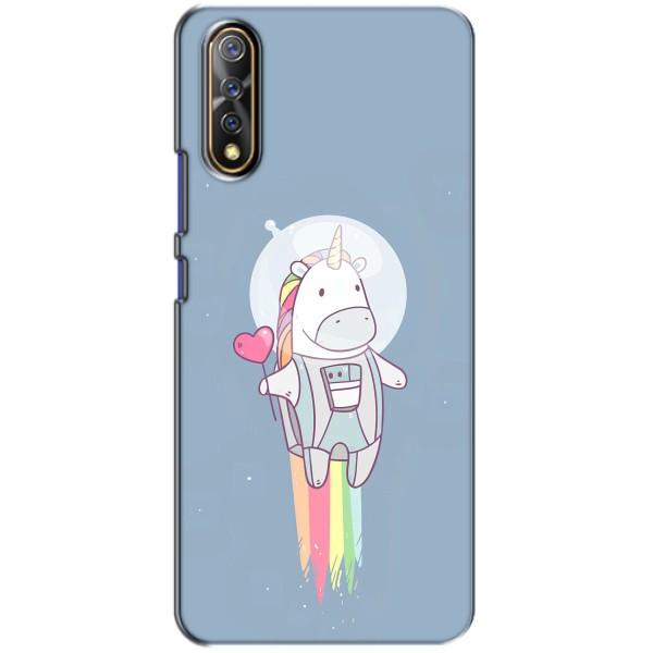 Чехол Unicorn на ViVO V17 Neo – Единорог космонавт
