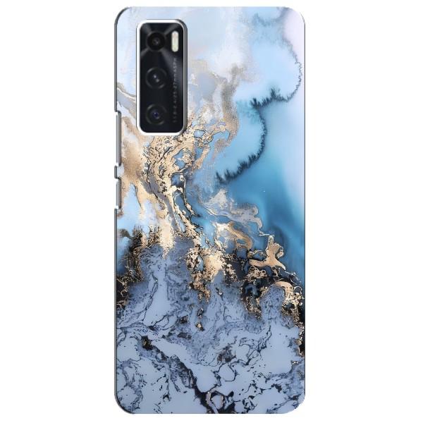 Мраморный чехол на ViVO V20 se (VPrint) – Нежный мрамор