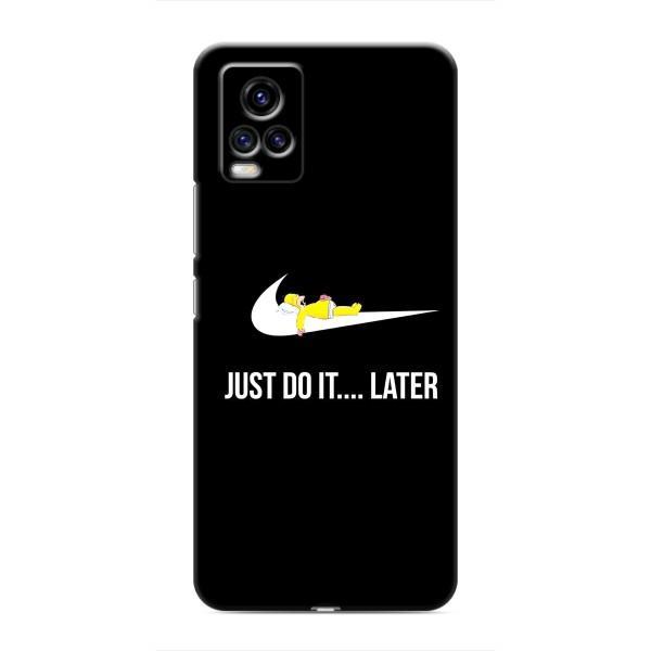 Чехол с логотипом Найк на ViVO V20 – Nike just do it