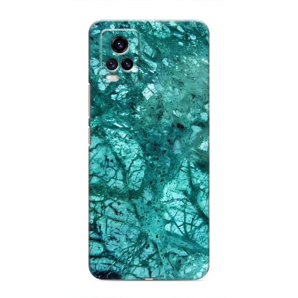 Мраморный чехол на ViVO V20 (VPrint) – Зеленый мрамор