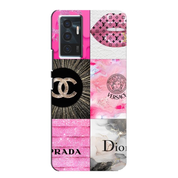 Чехол (Dior, Prada, YSL, Chanel) для Vivo V23e – Модница