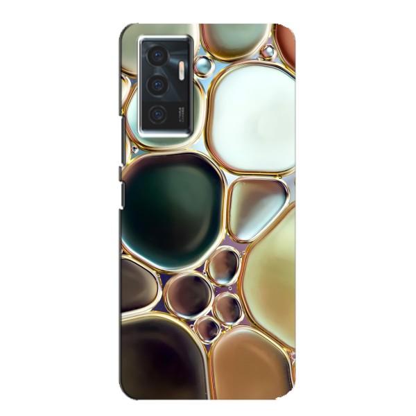 Мраморный чехол на Vivo V23e (VPrint) – Радужный Мрамор