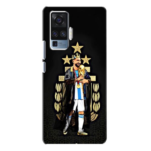 Чехлы для Vivo X50 Pro (Leo чемпион) (AlphaPrint) – Месси Король