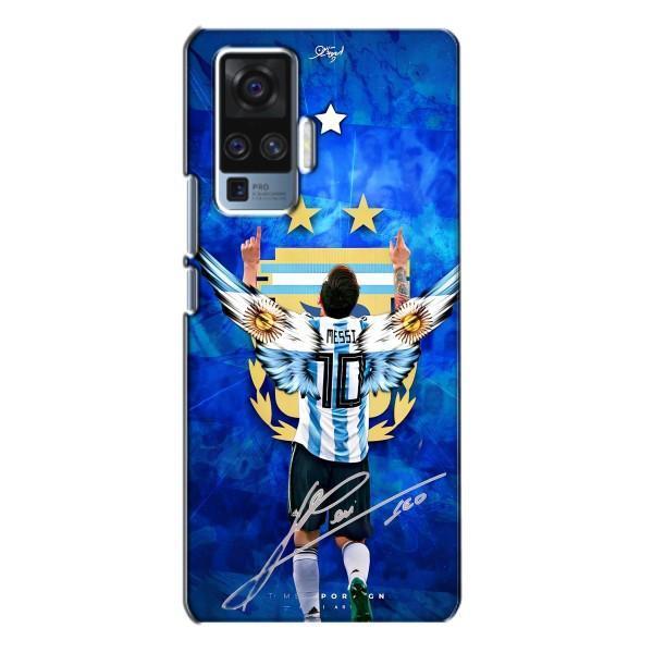 Чехлы для Vivo X50 Pro (Leo чемпион) (AlphaPrint) – Месси сборная