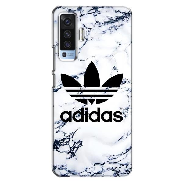 Чохли Адидас для Vivo X50 (AlphaPrint) – Адідас на мраморі