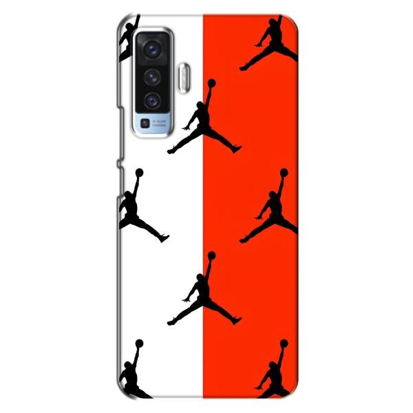 Чехлы для Vivo X50 - с картинкой JORDAN (AlphaPrint) – Лого Джордан