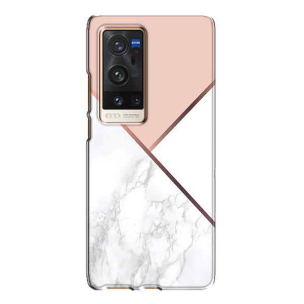 Мраморный чехол на Vivo X60 Pro Plus (VPrint) – Тройной мрамор