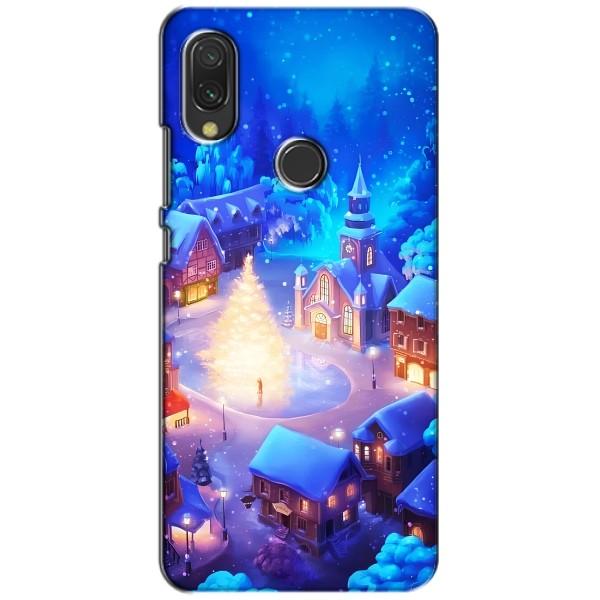 Рождественские Чехлы для Vivo Y11 (VPrint) – Рождественский город