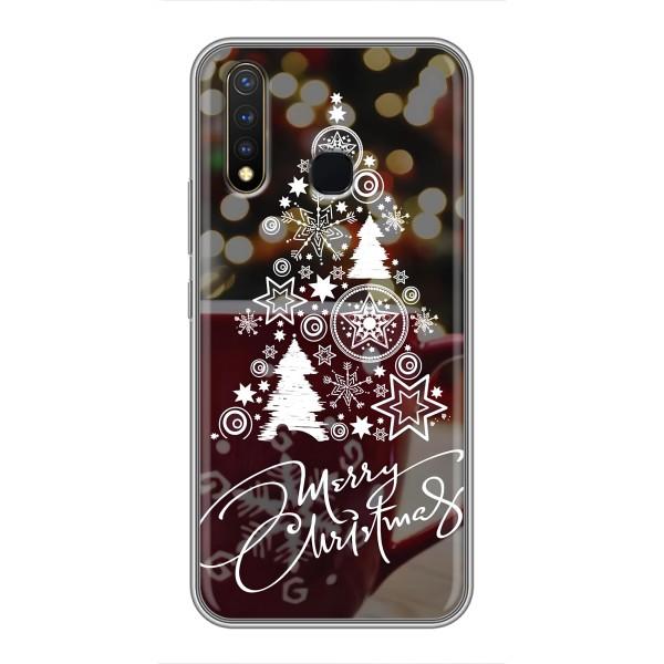 Різдвяні Чохли для Vivo Y19 (VPrint) – Ялинка яскрава