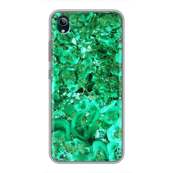 Мраморний чехол на ViVO Y1s (VPrint) – Салатовий Мрамор