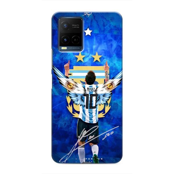 Чехлы для Vivo Y21 / Y21s (Leo чемпион) (AlphaPrint) – Месси сборная