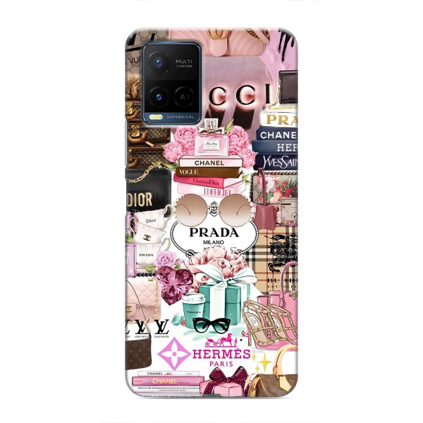 Чохол (Dior, Prada, YSL, Chanel) для Vivo Y21 / Y21s – Брендb