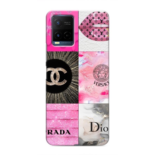 Чохол (Dior, Prada, YSL, Chanel) для Vivo Y21 / Y21s – Модніца