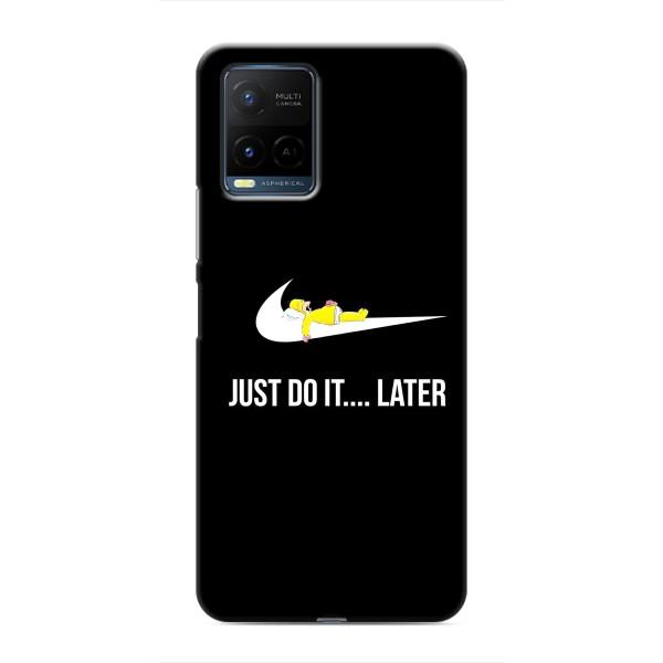 Чохол з логтипом Найк на Vivo Y21 / Y21s – Nike just do it