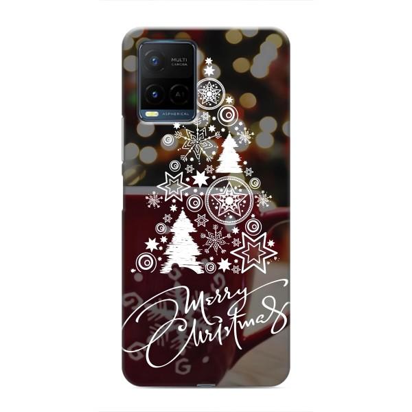 Різдвяні Чохли для Vivo Y21 / Y21s (VPrint) – Ялинка яскрава