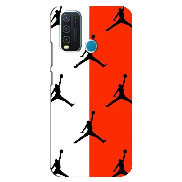 Чохли для ViVO Y30 - з картинкою JORDAN (AlphaPrint) – Лого Джордан