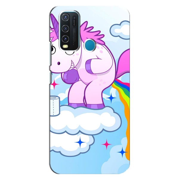 Чехол Unicorn на ViVO Y30 – Радуга единорожка