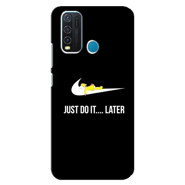 Чохол з логтипом Найк на ViVO Y30 – Nike just do it