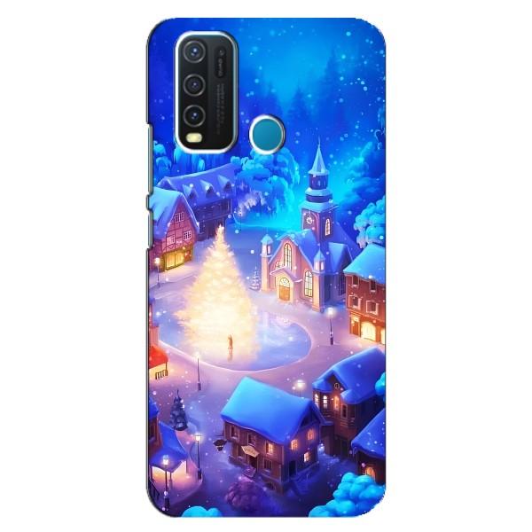 Різдвяні Чохли для ViVO Y30 (VPrint) – Різдвяне місто