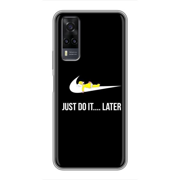 Чохол з логтипом Найк на ViVO Y31 – Nike just do it