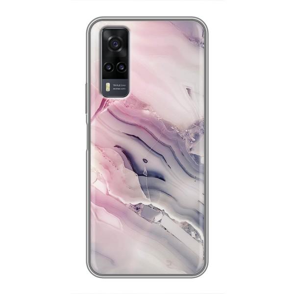 Мраморный чехол на ViVO Y31 (VPrint) – Пурпурный Мрамор